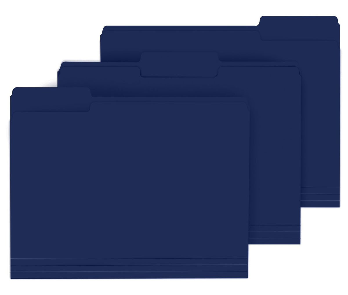 PANDRI Colored File Folders, 120 Pack 1/3 Cut Tab File Folder, Yellow