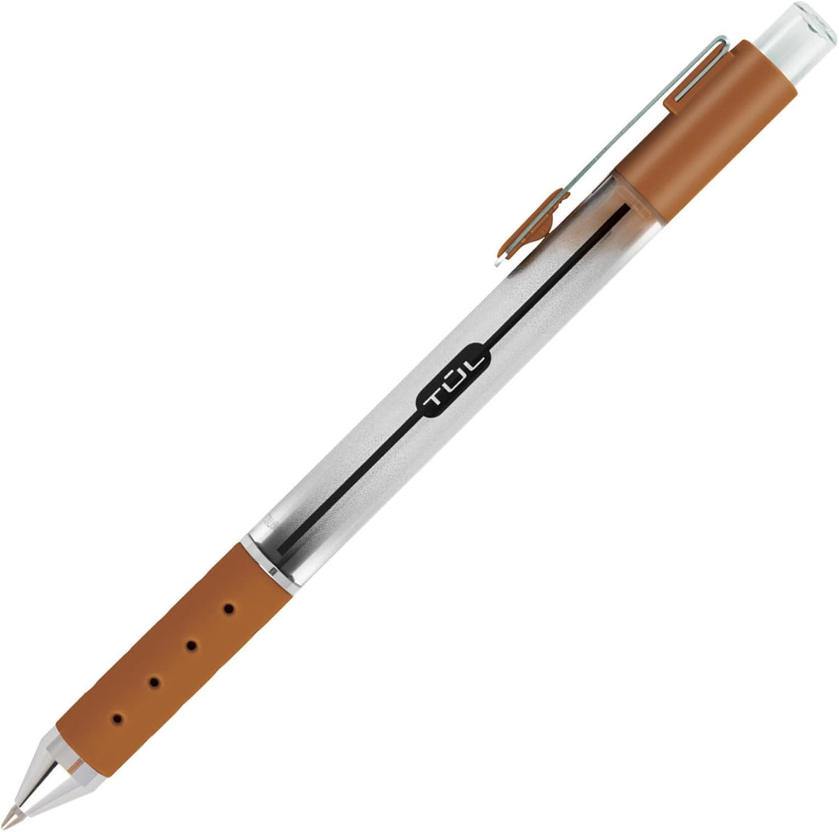 TUL® GL Series Retractable Gel Pens, Medium Point, 0.7 mm, Silver Barrel, Assorted Standard & Bright Ink Colors, Pack Of 14 Pen