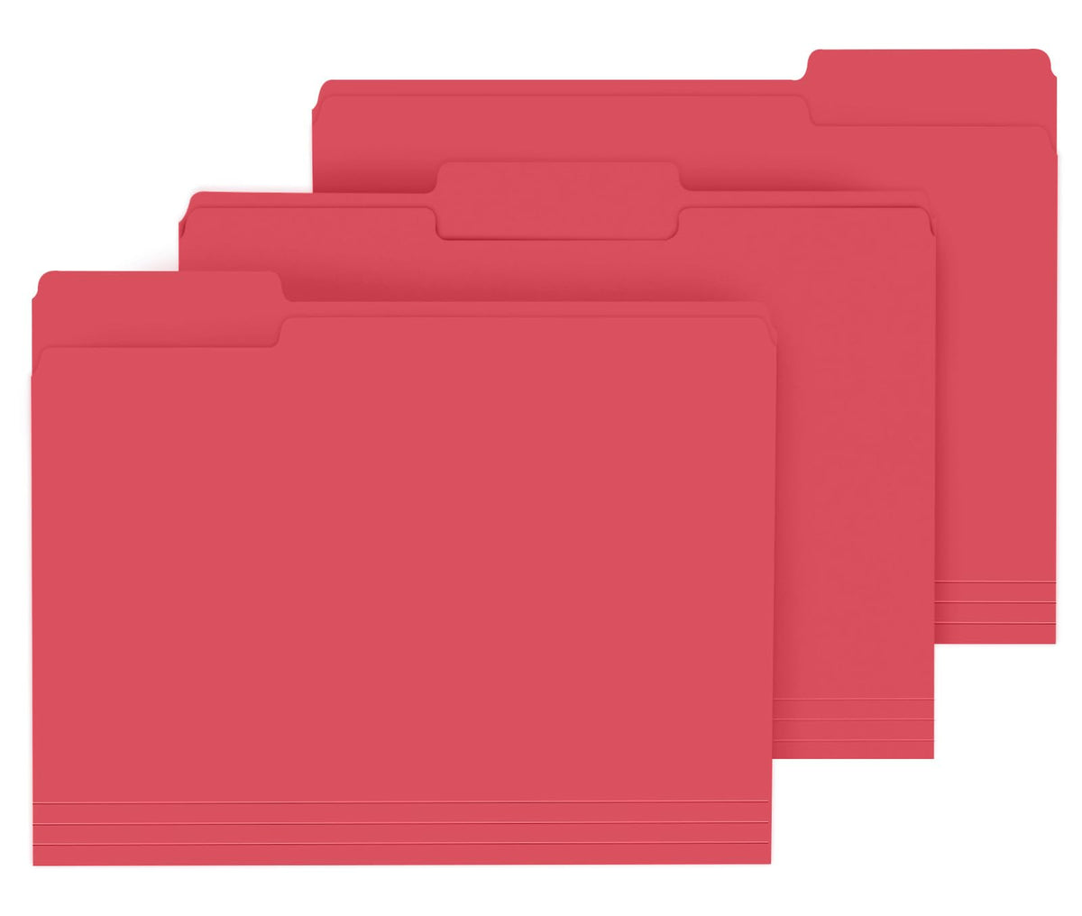 PANDRI Colored File Folders, 120 Pack 1/3 Cut Tab File Folder, Yellow