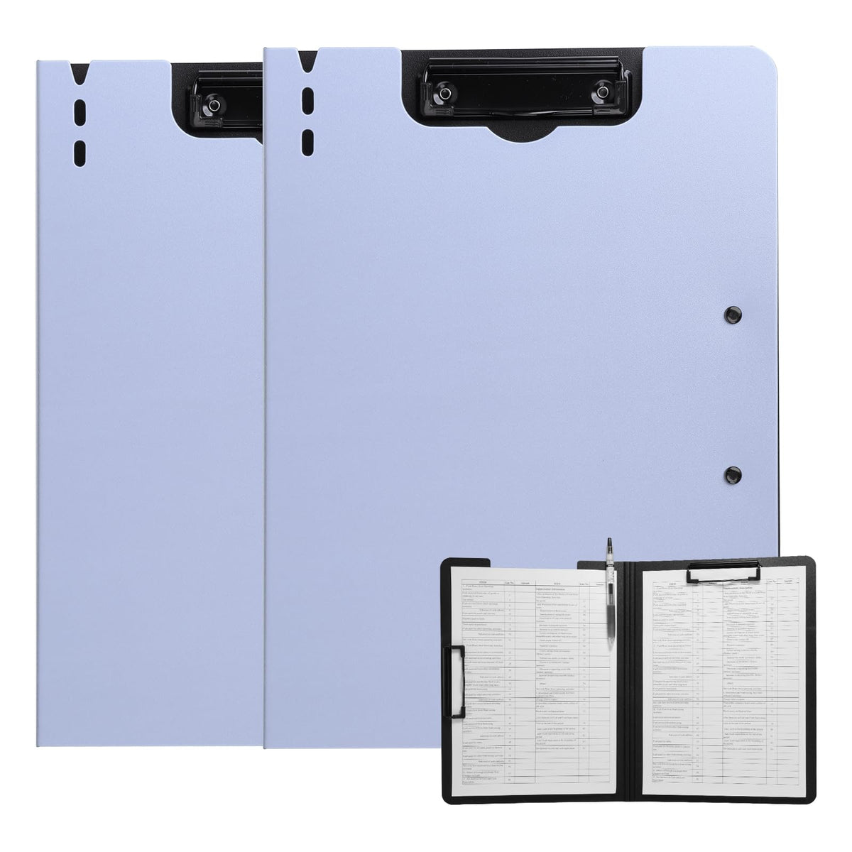 FRETONBA Clipboard Folder, A4 Foldable Blue