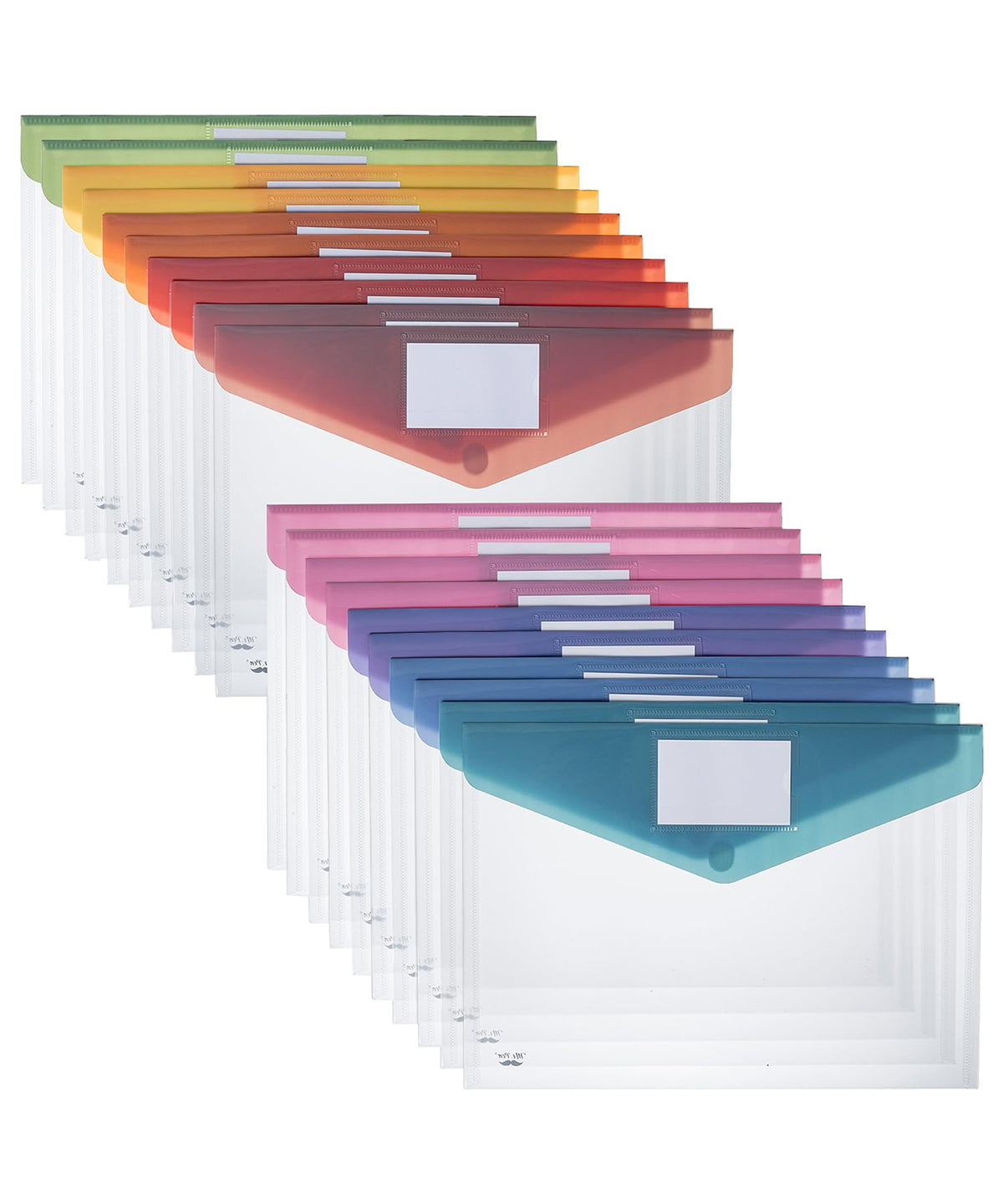 Mr. Pen- Clear Plastic Envelopes File Folders, 10 Pack, A4, Letter Size