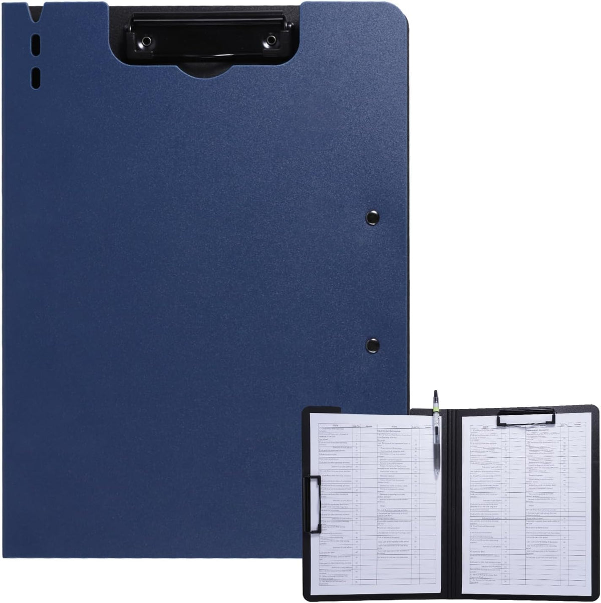 FRETONBA Clipboard Folder, A4 Foldable Blue