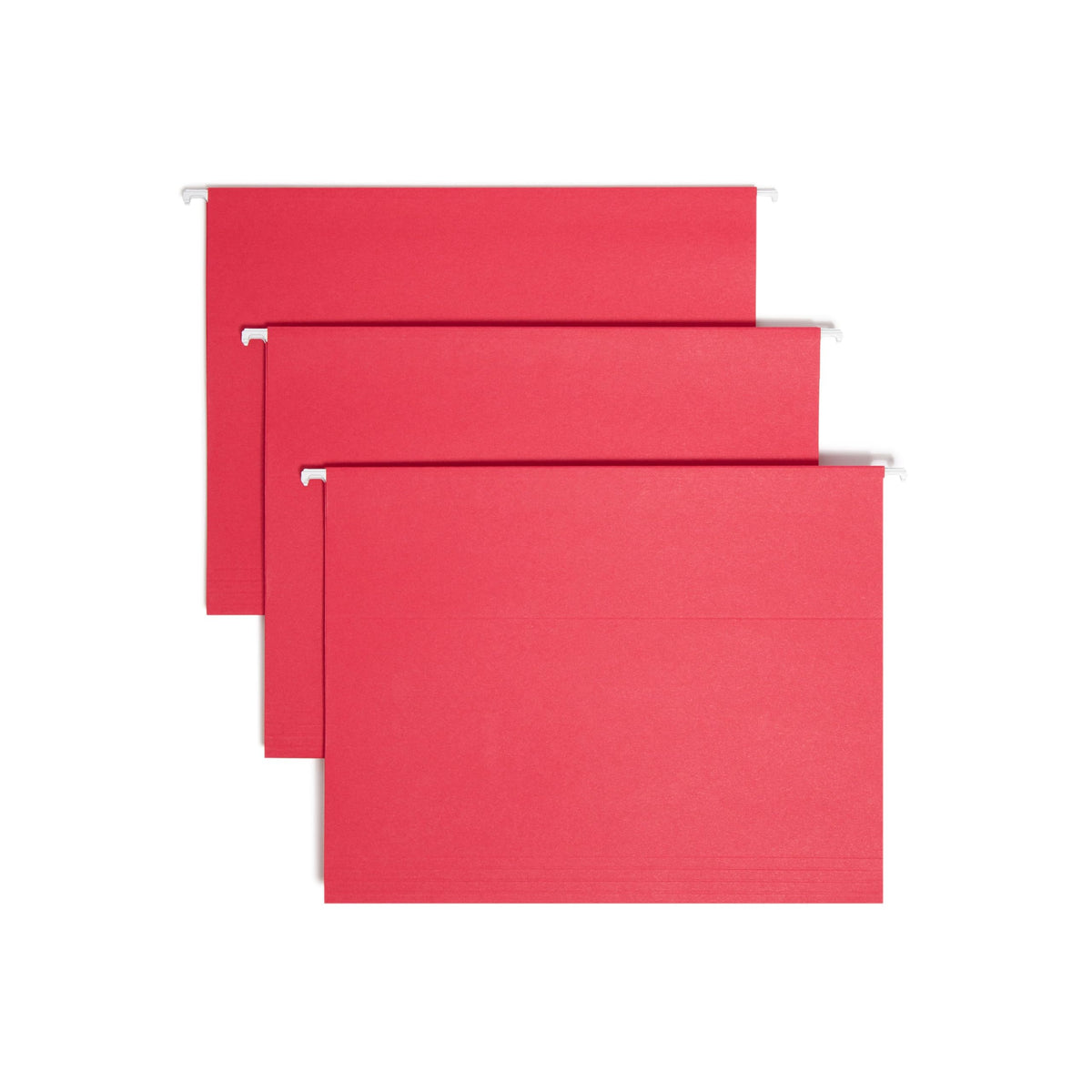 Smead Hanging File Folders with Tabs, Letter Size, Pink, 25 Count