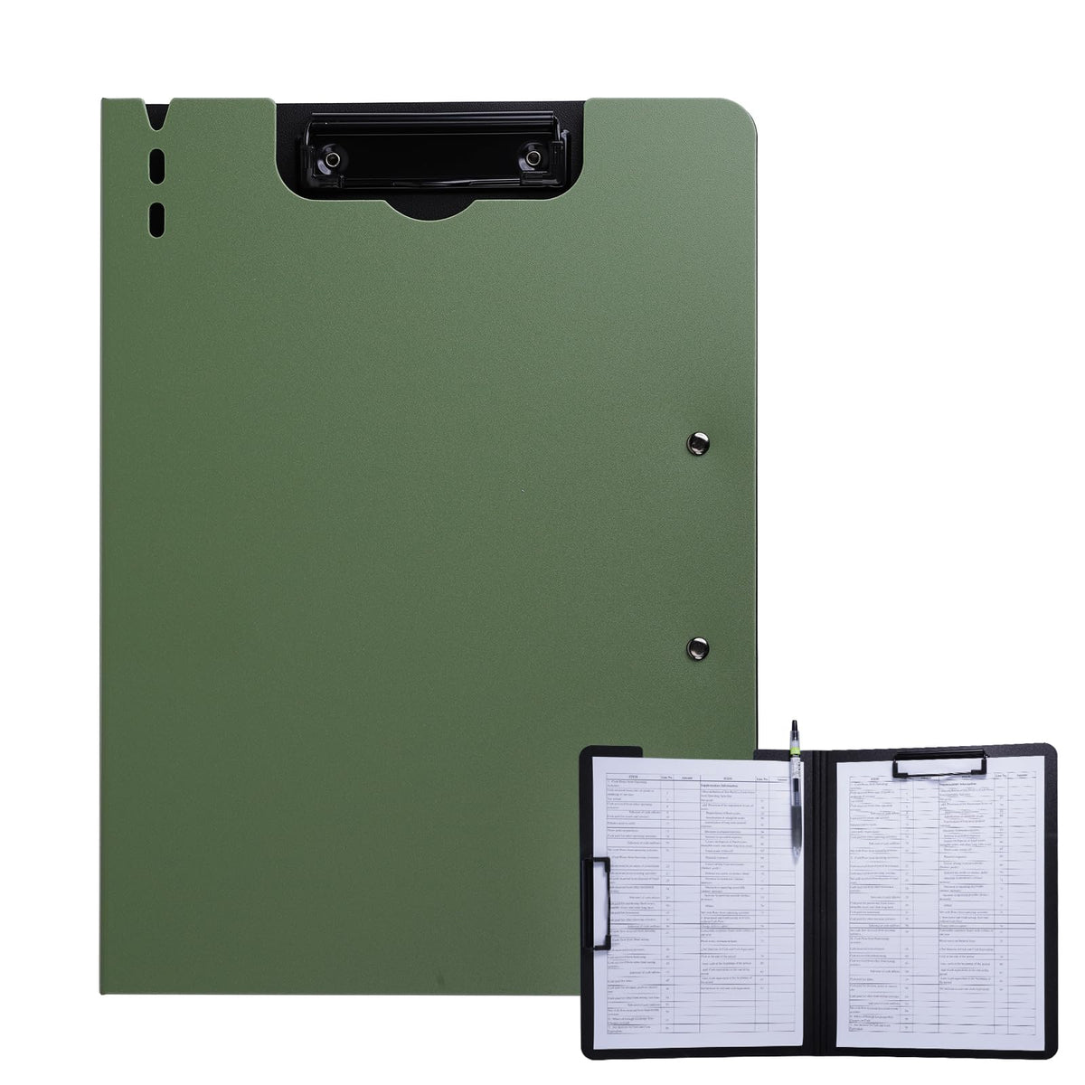 FRETONBA Clipboard Folder, A4 Foldable Blue