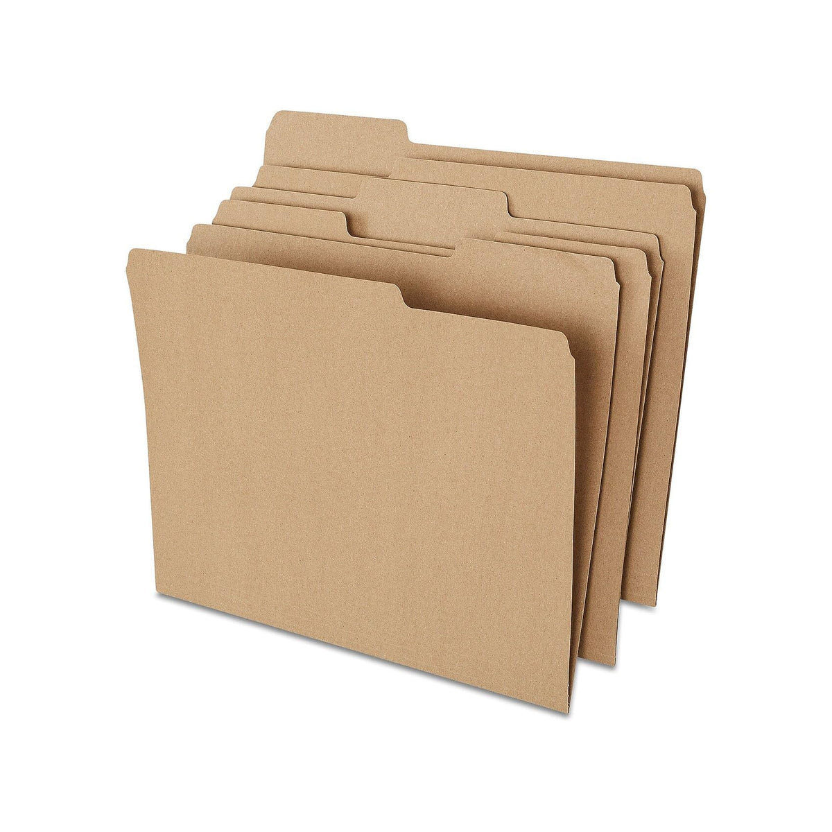 Staples File Folders, Letter Size, 1/3-Cut Tabs, Purple, 100/Pack