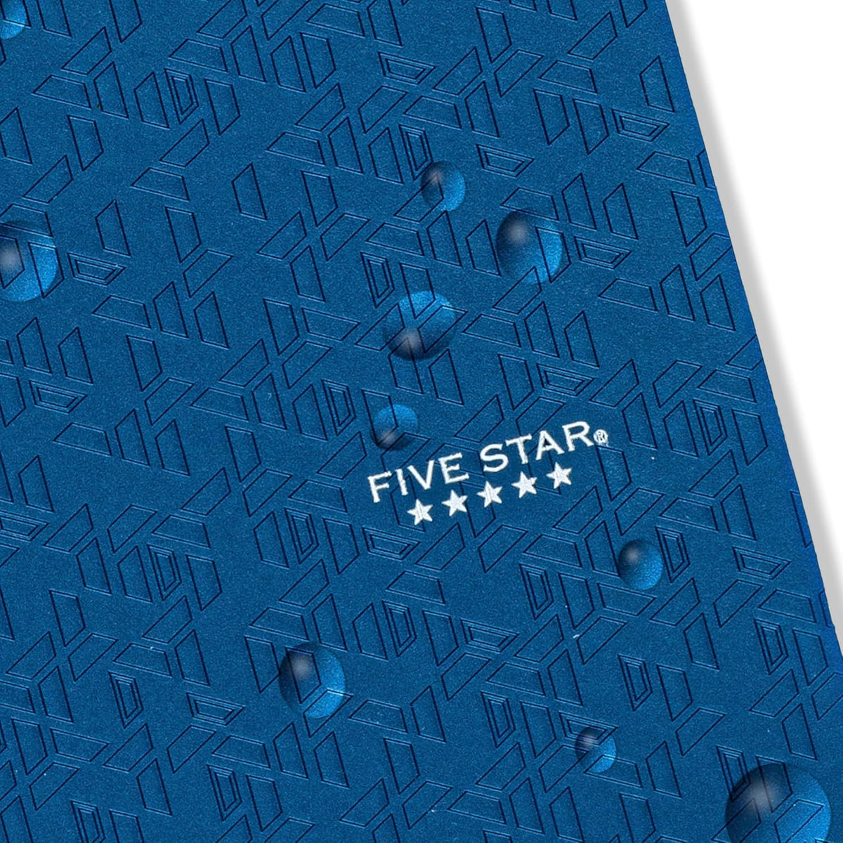 Five Star 2-Pocket Folder, Plastic Folder with Stay-Put Tabs, Fits 3-Ring Binder, Holds 8-1/2" x 11" Paper, Pacific Blue (333420C-ECM)