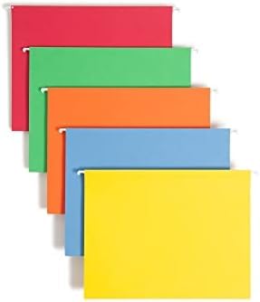 Smead Hanging File Folders with Tabs, Letter Size, Pink, 25 Count