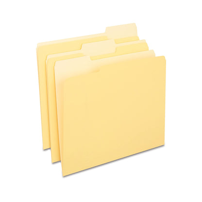 Staples File Folders, Letter Size, 1/3-Cut Tabs, Purple, 100/Pack