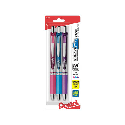 Pentel 756260 EnerGel RTX Retractable Gel Pens Medium