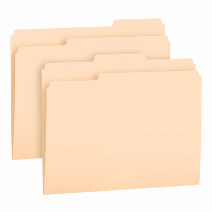 Pendaflex File Folders, 100 Pack, Durable Manila Folders, Letter Size (8.5" x 11"), 3 Top Tabs for Easy Labeling, Everyday Filing Essential for Offices, Classrooms & Home Document Organization