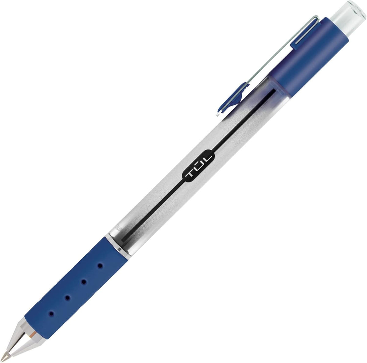 TUL® GL Series Retractable Gel Pens, Medium Point, 0.7 mm, Silver Barrel, Assorted Standard & Bright Ink Colors, Pack Of 14 Pen