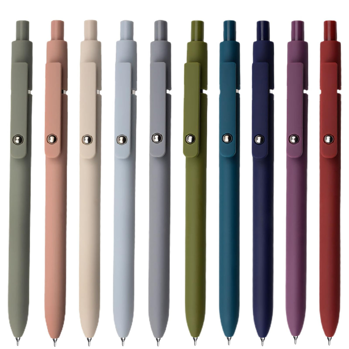 YOXMJDB Gel Pens, 5 Pcs 0.5mm Fine Point Smooth Writing Pens Cute Pens, High-End Series Black Ink Pens for Journaling Note Taking, School Office Supplies for Women Men (5 Pcs Vintage)