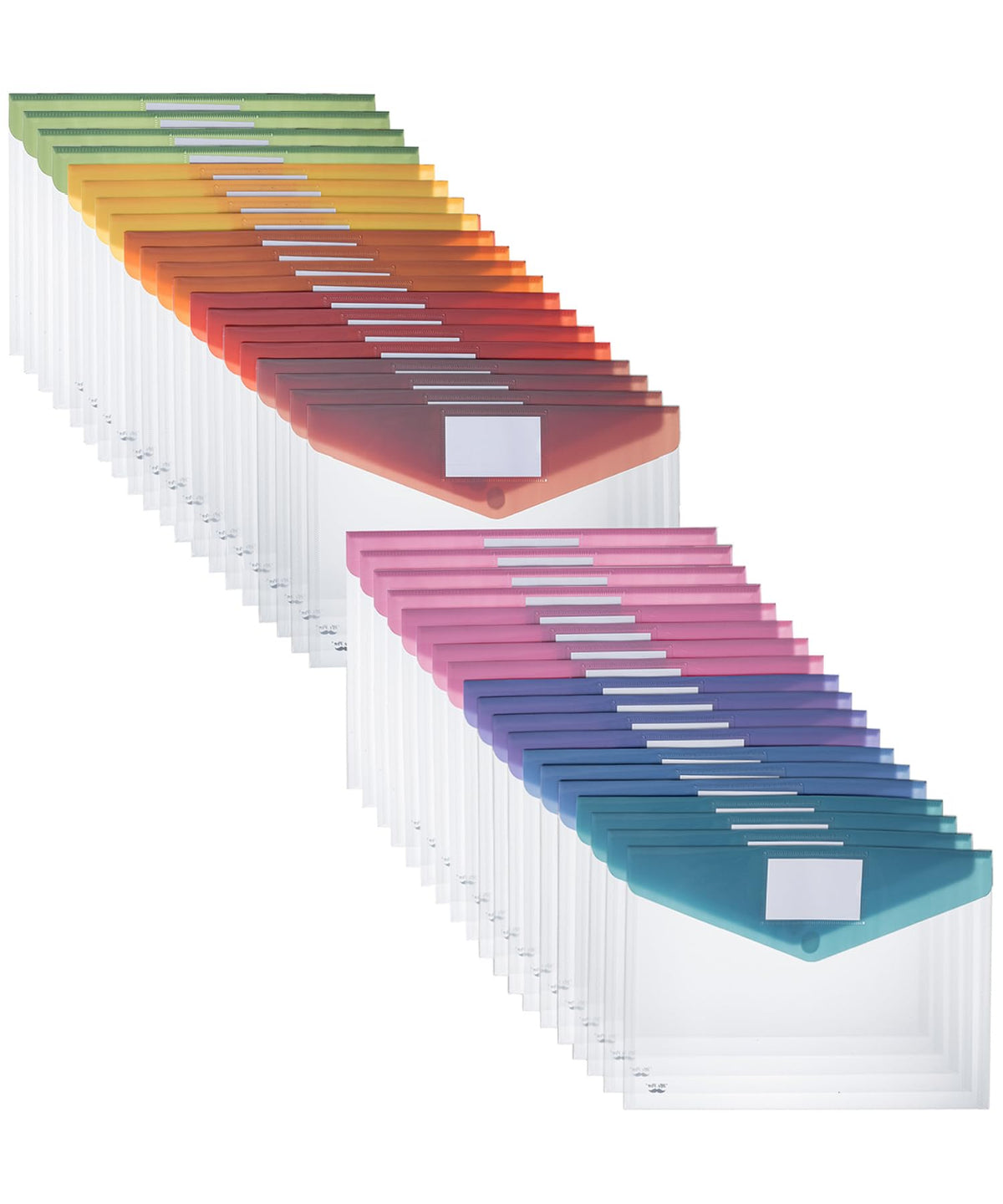 Mr. Pen- Clear Plastic Envelopes File Folders, 10 Pack, A4, Letter Size