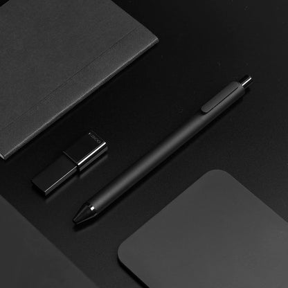 Kaco Gel Pens 0.5 mm Fine Point Black Ink 10PCS, Quick Dry Smooth Writing