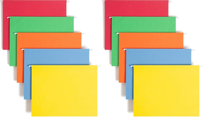 Smead Hanging File Folders with Tabs, Letter Size, Pink, 25 Count