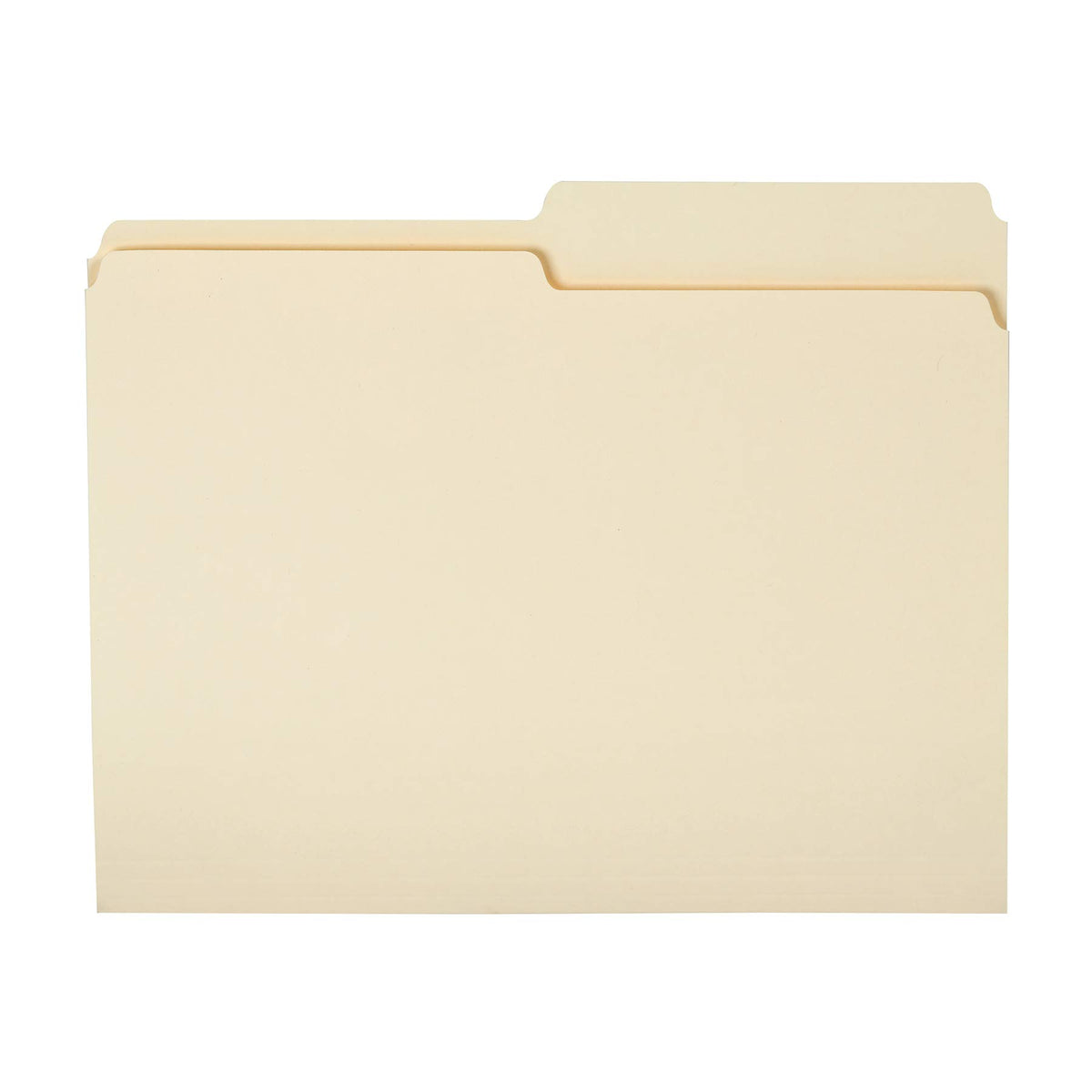 Amazon Basics Manila File Folders, Letter Size, 1/2 Tab in Left and Right Positions, 8.5" x 11", 36-Pack