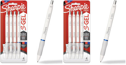 Sharpie S-Gel, Gel Pens, Medium Point (0.7mm), Assorted Colors, 8 Count