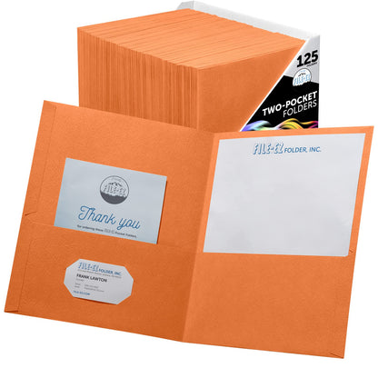 FILE-EZ Two-Pocket Folders, Navy Dark Blue, 25-Pack, Textured Paper, Letter Size (EZ-32523)
