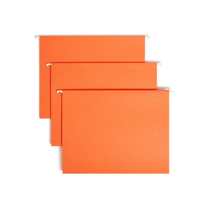 Smead Hanging File Folders with Tabs, Letter Size, Pink, 25 Count