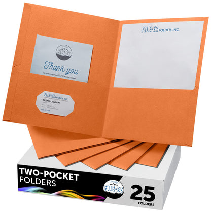 FILE-EZ Two-Pocket Folders, Navy Dark Blue, 25-Pack, Textured Paper, Letter Size (EZ-32523)