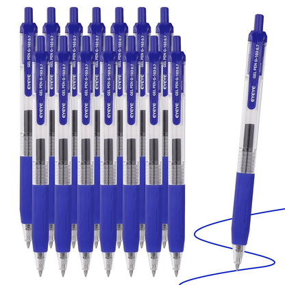 EYEYE G-103 Gel Pens, Black Ink, 0.5mm Extra Fine Point, Pack of 10