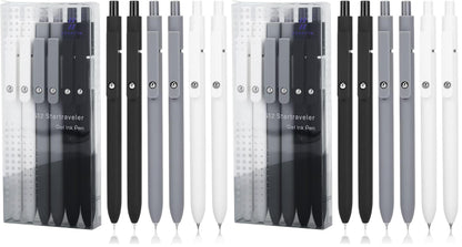 Ddaowanx Colored Gel Pens,0.5mm Fine Point Smooth Writing Color Ink Pens