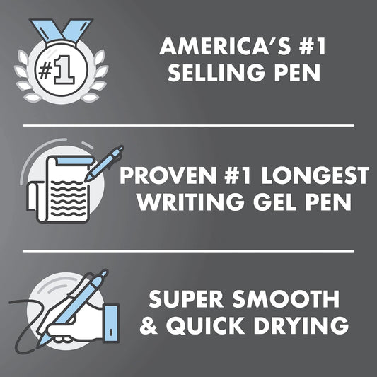 PILOT G2 Premium Gel Pens, Fine Point 0.7mm, Iris Blue Ink, 12-Pack