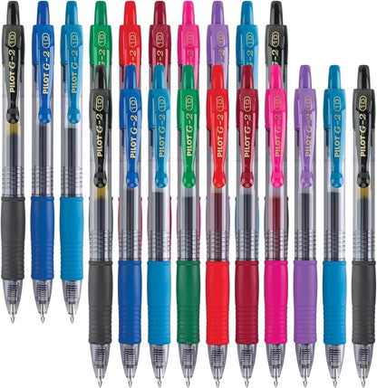 PILOT G2 Premium Gel Pens, Bold Point 1.0mm, Assorted Inks, 10-Pack