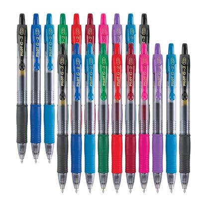 PILOT G2 Premium Gel Pens, Bold Point 1.0mm, Assorted Inks, 10-Pack