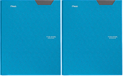 Five Star 2-Pocket Folder, Plastic Folder with Stay-Put Tabs and Prong Fasteners, Holds 8-1/2" x 11" Paper, Forest Green (72111)
