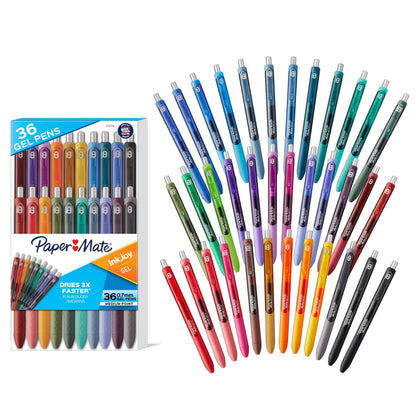 Paper Mate InkJoy Gel Pens, Assorted, Medium Point (0.7mm), 14 Count - Smooth Writing, Back to School, Teacher Supplies, Journaling, Note-Taking, Doodling